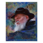 The Rebbe Menachem Schneerson Art Photo Print
