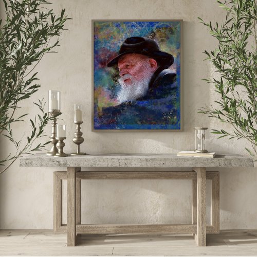 The Rebbe Menachem Schneerson Giclee Art Print