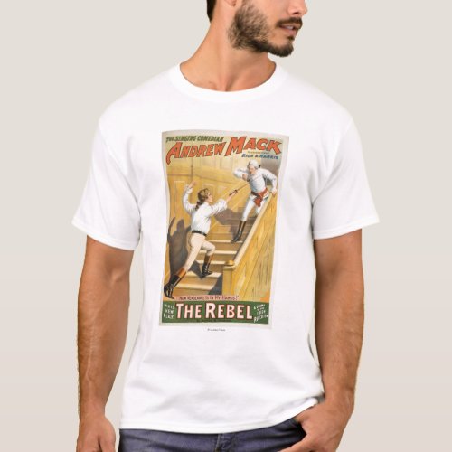 The Rebel Irish Rebellion Drama _ Fencing T_Shirt