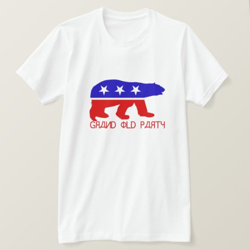 The Rebranded Grand Old Party Russian Bear T_Shirt