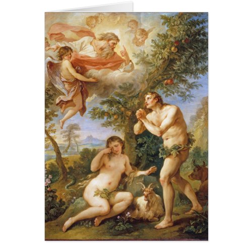 The Rebuke of Adam and Eve Biblical Religious Art