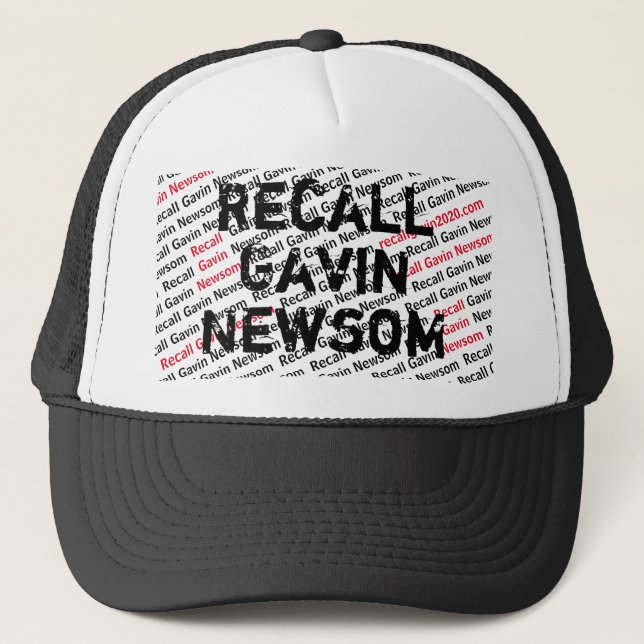 The Recall Newsom Trucker Hat 2 (Front)