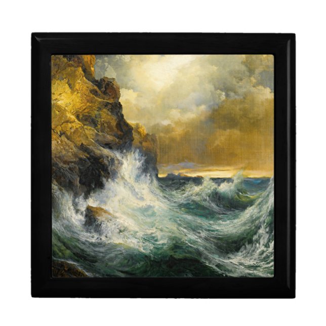 The Receding Wave by Moran, 1909 Gift Box (Front)
