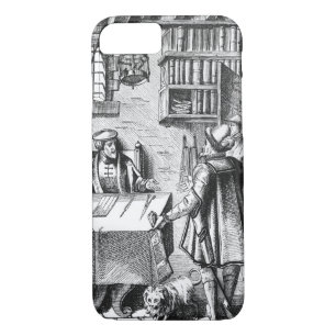 The Receiver of Taxes, after a woodcut in 'Praxis iPhone 8/7 Case