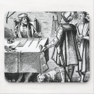 The Receiver of Taxes, after a woodcut in 'Praxis Mouse Pad