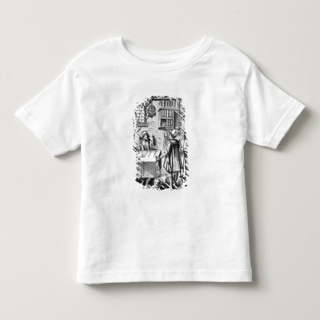 The Receiver of Taxes, after a woodcut in 'Praxis Toddler T-shirt (Front)
