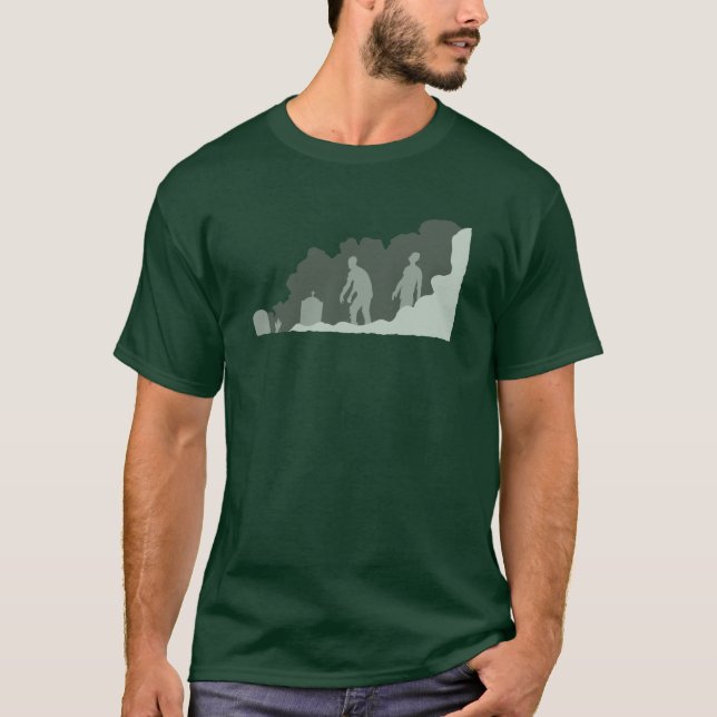 The Recently Undeceased - Green T-Shirt (Front)