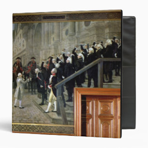 The Reception of Louis XVI at the Hotel de Ville b 3 Ring Binder