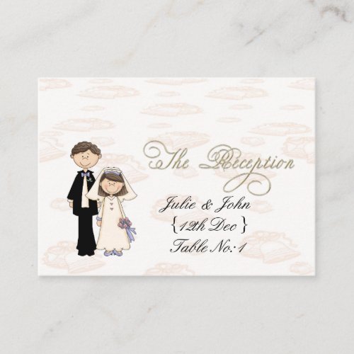 The Reception Place Card