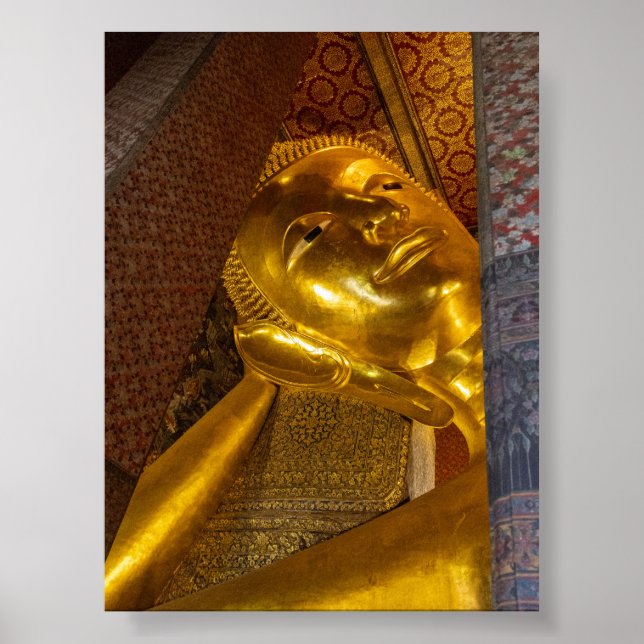 The Reclining Buddha in Bangkok Poster (Front)