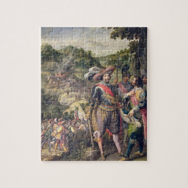 The Reconquest of St. Kitts, 1629 Jigsaw Puzzle (Vertical)