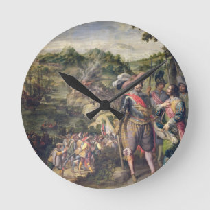 The Reconquest of St. Kitts, 1629 Round Clock