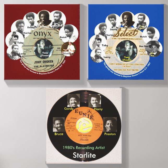 The Record Company Canvas Photo Tile (Front Set)