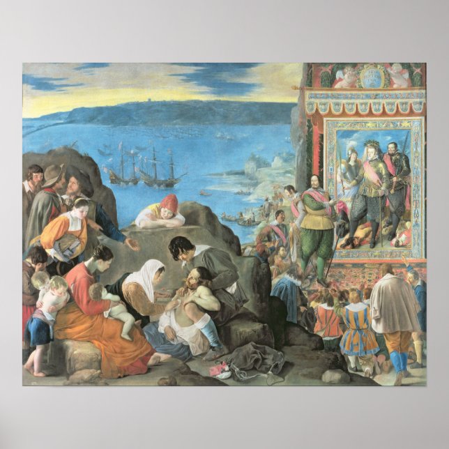 The Recovery of the Bay of San Salvador Poster (Front)