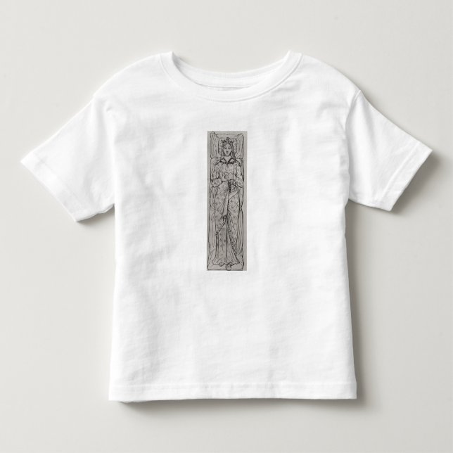 The Recumbant Eleanor of Aquitaine Toddler T-shirt (Front)