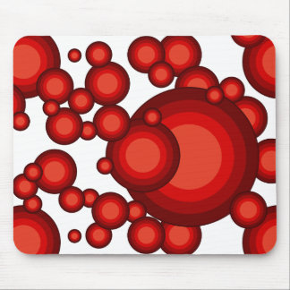 The Red 70's year styling Mouse Pad