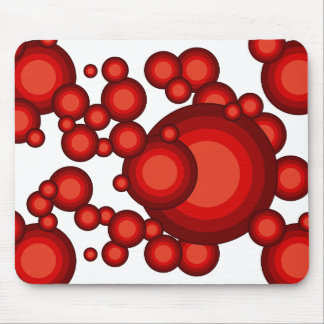 The Red 70's year styling Mouse Pad