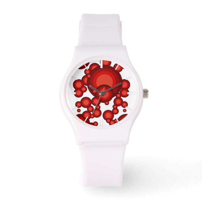 The Red 70's year styling Watch (Front)