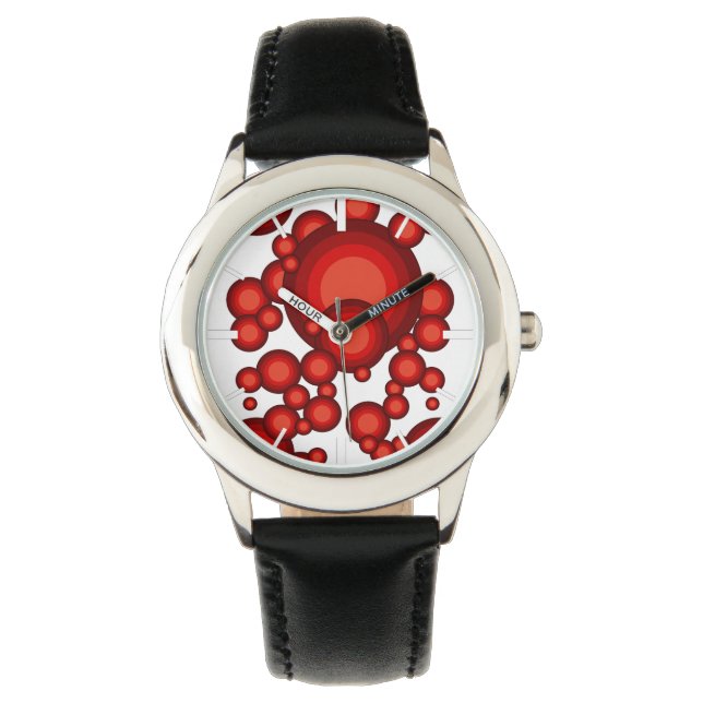 The Red 70's year styling Watch (Front)