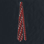 The red accordion neck tie<br><div class="desc">Red accordions on black background custom-designed necktie. Also available with back of tie in black, created on 9/9/2015.</div>