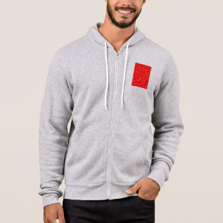 The red and white pattern. hoodie
