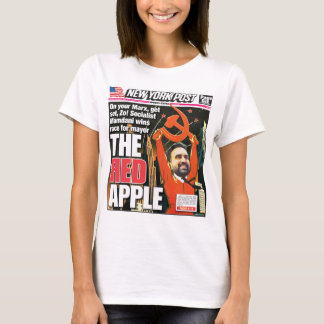 The Red Apple: Socialist Mayor Parody T-Shirt