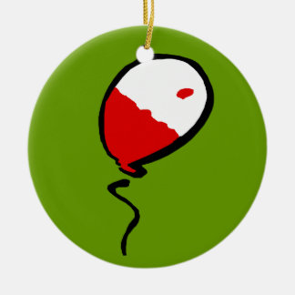 The Red Balloon Ceramic Ornament