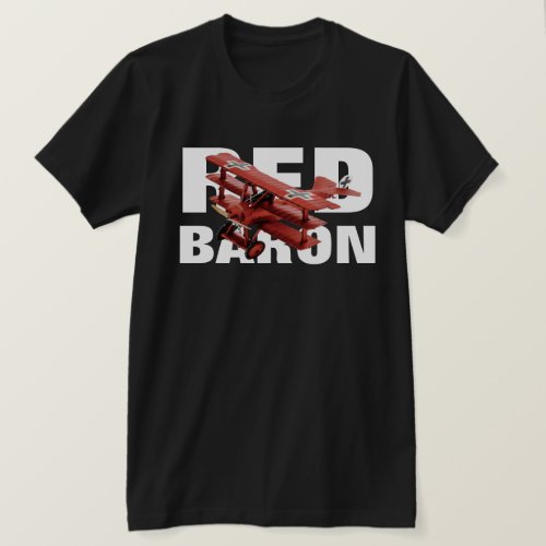 The Red Baron Fokker Triplane T_Shirt