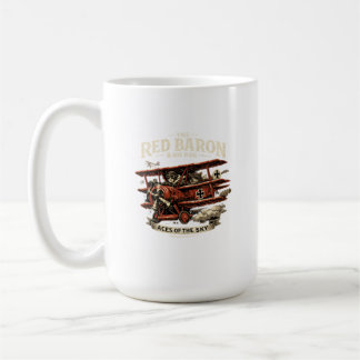 The Red Baron & His Dog – Aces of the Sky | Vintag Coffee Mug