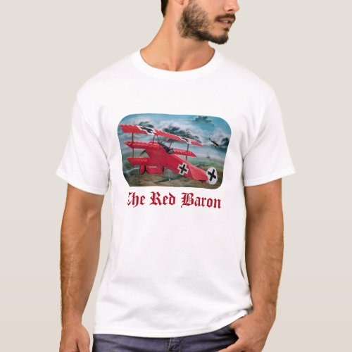 The Red Barons Fokker triplane T_Shirt