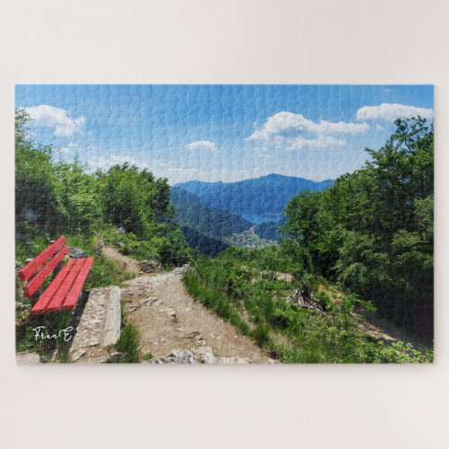 the red bench jigsaw puzzle
