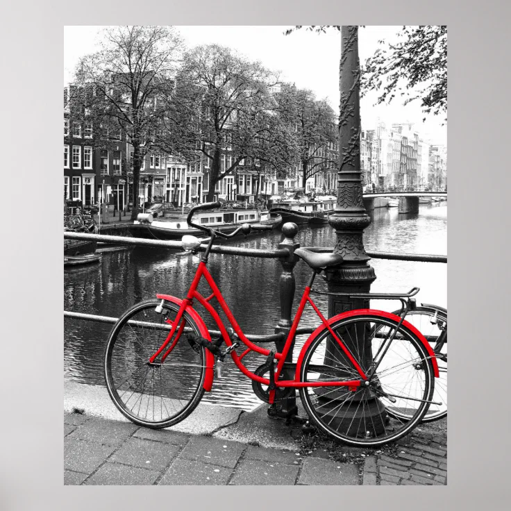 The Red Bike 1 Poster | Zazzle