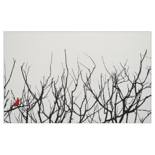 The Red Bird ~ Leslie Peppers Fabric