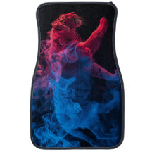 The Red + Blue Tiger in Smoke on a Trendy