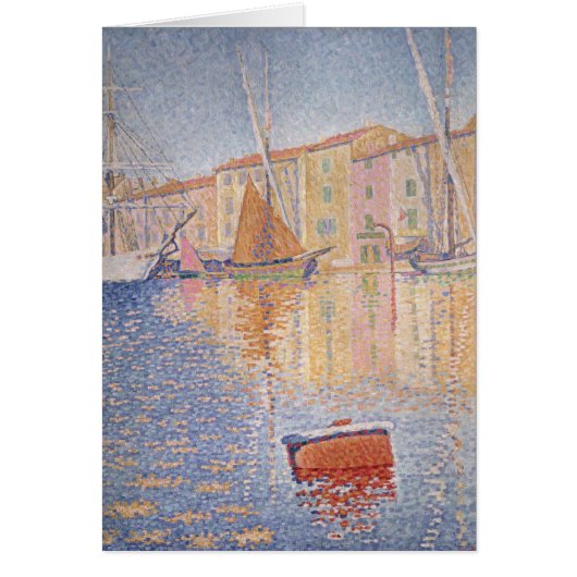The Red Buoy, Saint Tropez, 1895 Cards (Front)