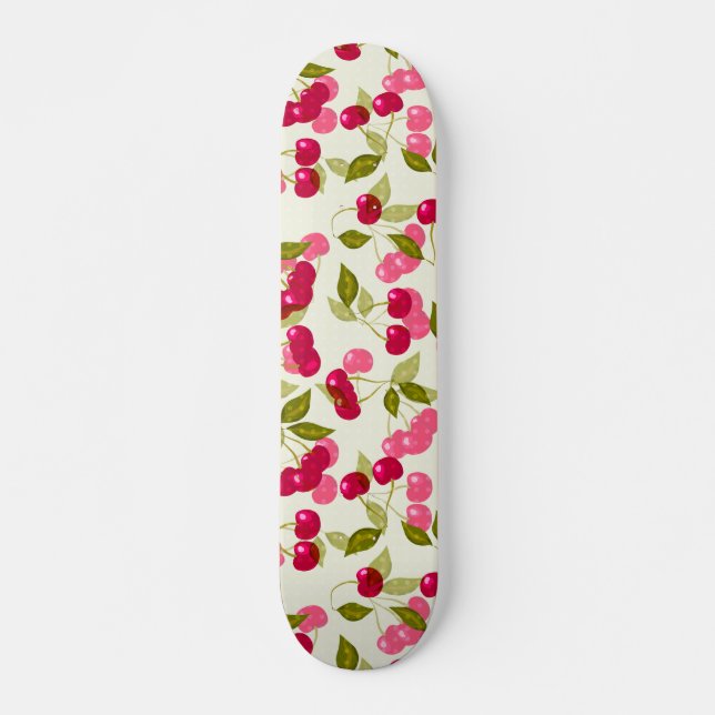The red cherry  skateboard (Front)