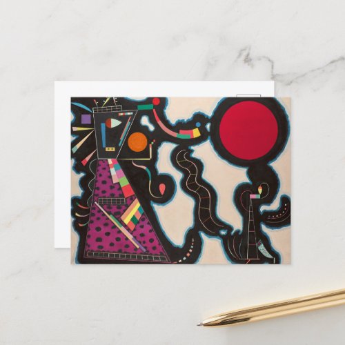 The Red Circle by Wassily Kandinsky Postcard