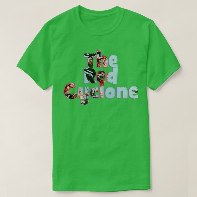The Red Cyclone T-Shirt (Design Front)