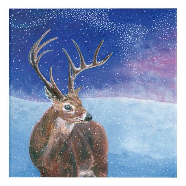 The red deer (Cervus elaphus)  Acrylic Print (Front)