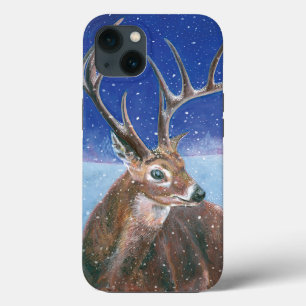 The red deer (Cervus elaphus)  iPhone 13 Case