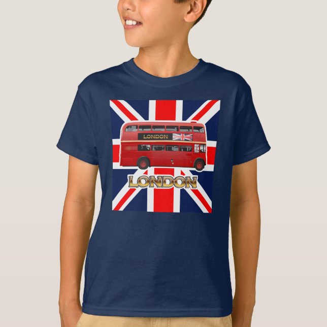 The Red Double-Decker London Bus T-Shirt (Front)