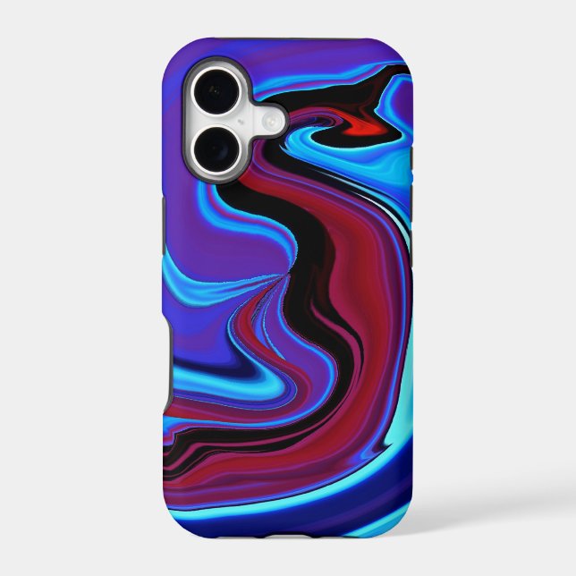 The Red Dragon Abstract Iphone Case (Back)