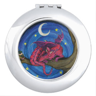 The Red Dragon Compact Mirror