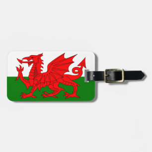 The Red Dragon [Flag of Wales] Luggage Tag