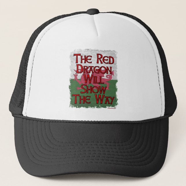 The Red Dragon Trucker Hat (Front)