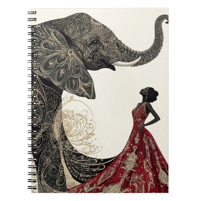 The Red Elephant Edition10 Notebook (Front)