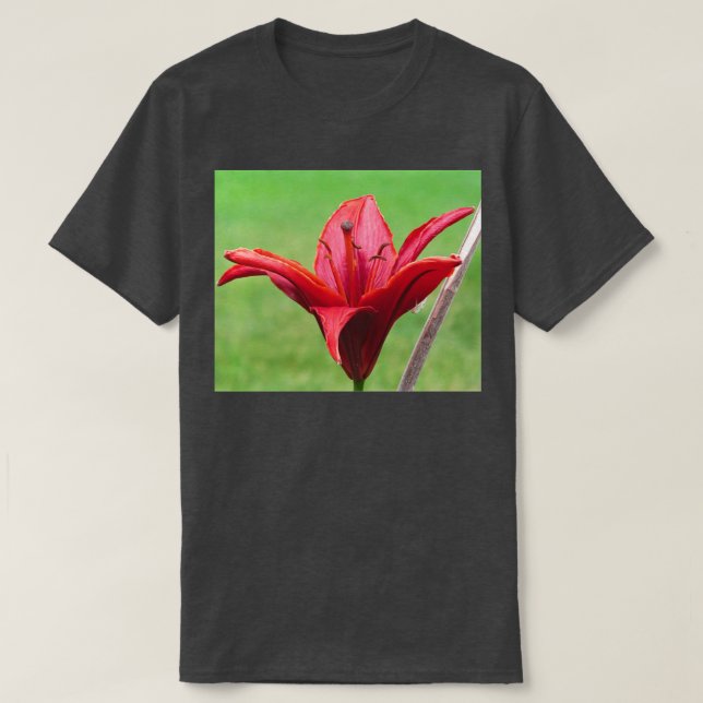 The Red Flower T-Shirt (Design Front)