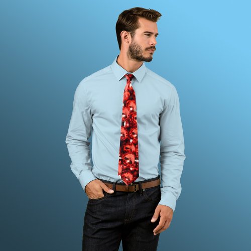 The Red Garland  Neck Tie