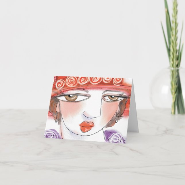The Red Hat Card (Front)