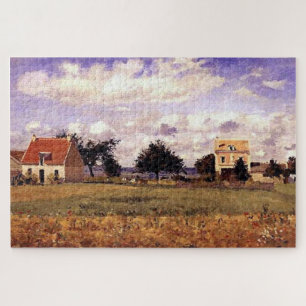 The Red House (1873) by Camille Pissarro Jigsaw Puzzle